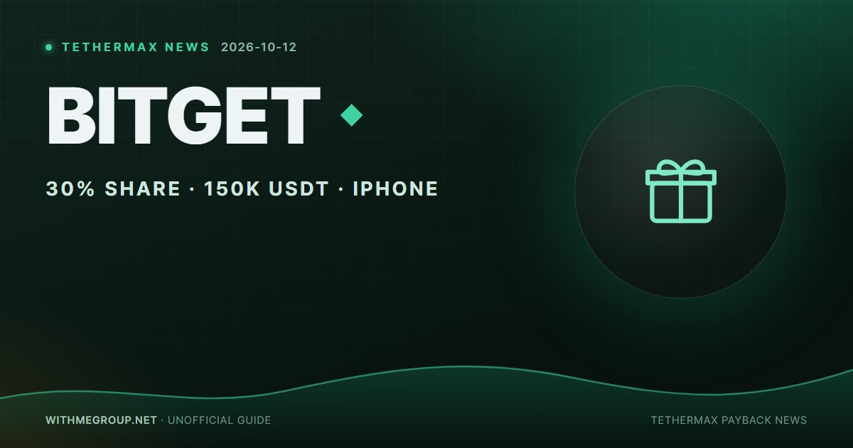 Tre Bitget-kampanjer: 30 % av avgifterna, tävling på 150K USDT och iPhone